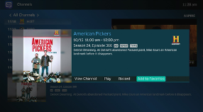 See Your Favorites - Option 1